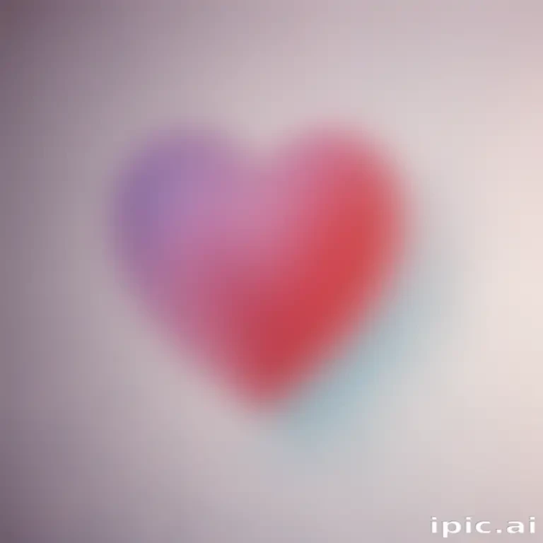blurred heart
