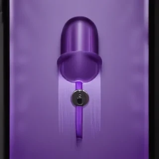 purple lock screen