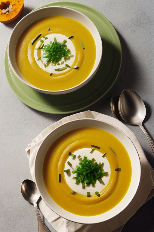 butternut squash and leek soup