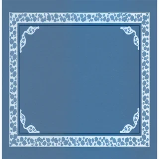 blue border design