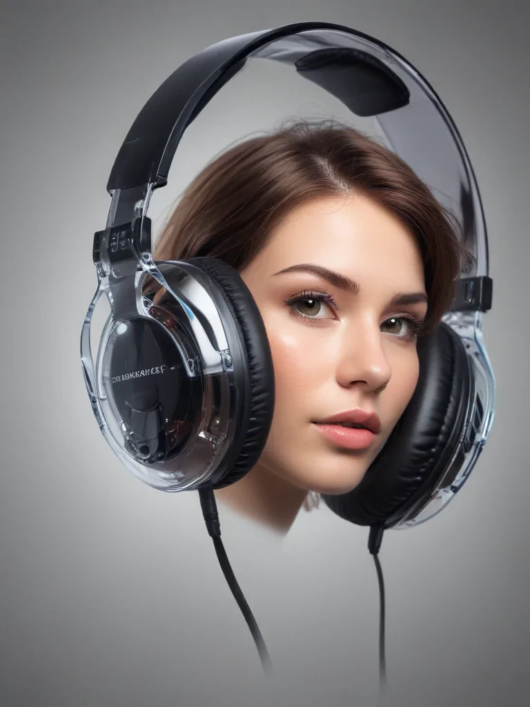 transparent headphones png