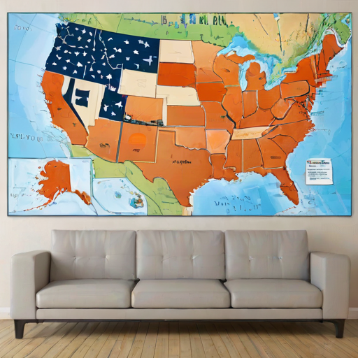mapa usa