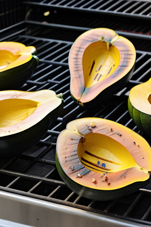 acorn squash on the grill