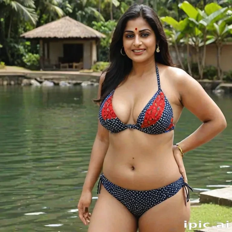indian aunty bikini