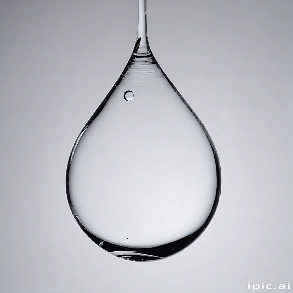 transparent water drop