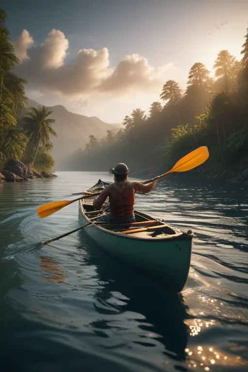canoeing png