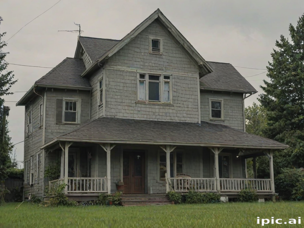 background of the house