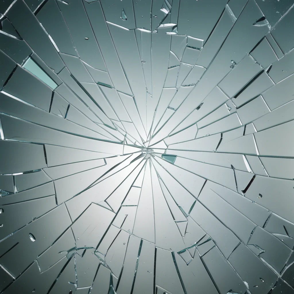broken glass background