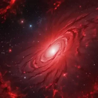 galaxy red wallpaper