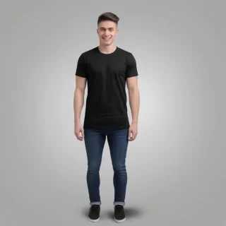 black t-shirt png