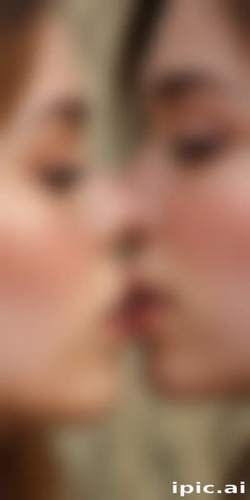 2 girls kissing