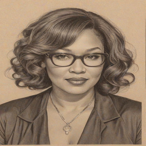 Delightful Kym Whitley, pencil sketch, portrait of Magnificent woman 1920s in glasses, hair style beatnik, outline, clear lines, fine lines, 8k