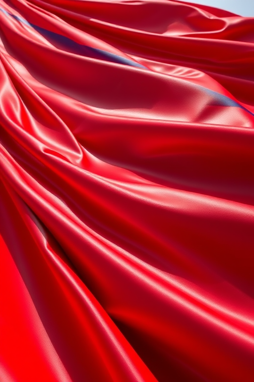 Create a highly detailed and vibrant depiction of the Tajikistan flag with silky texture and vivid colors using a DSLR camera with an aperture of f/5.6, ISO 100, and a focal length of 50mm, shot from a low angle perspective to accentuate the flowing fabric and light reflections.