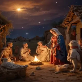 free nativity scene background images
