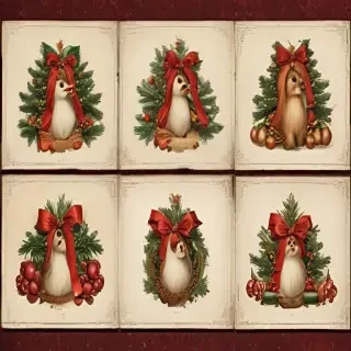 printable vintage christmas images