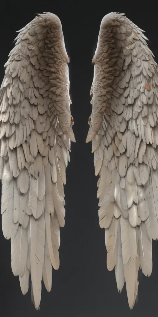 realistic angel wings png