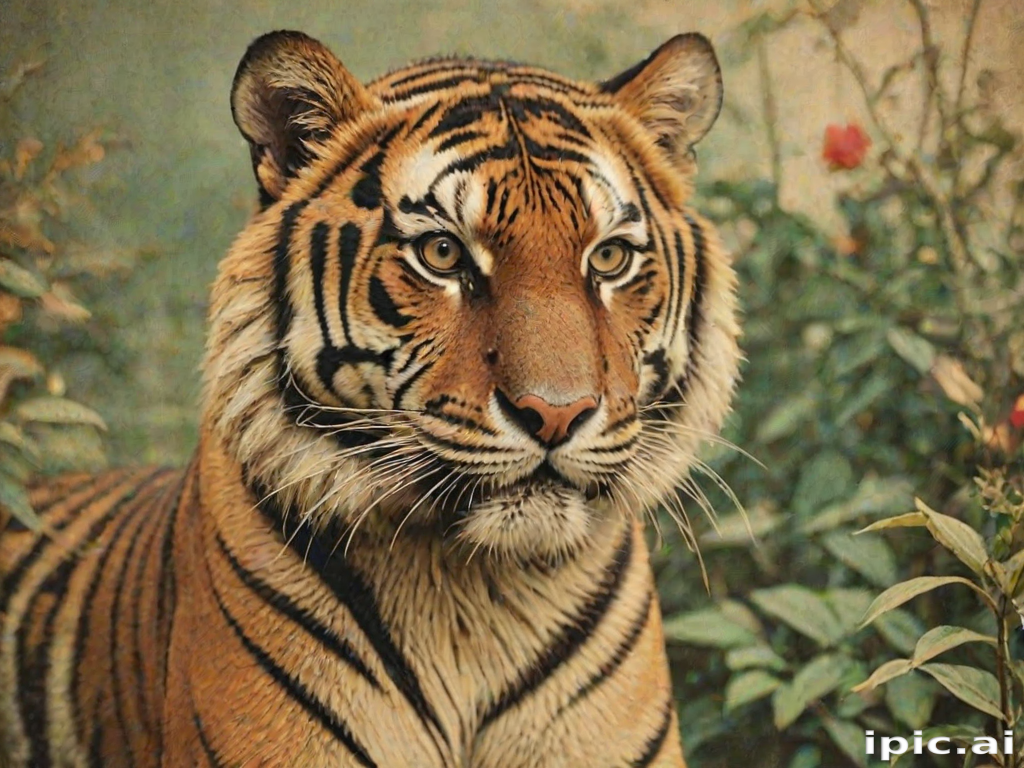 vintage tiger