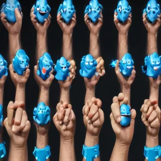 blue thumbs up emoji