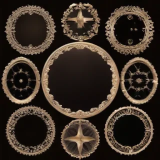 circle frame clipart