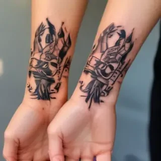 i love you sign language tattoo