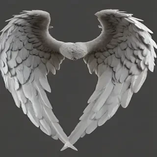 realistic angel wings png