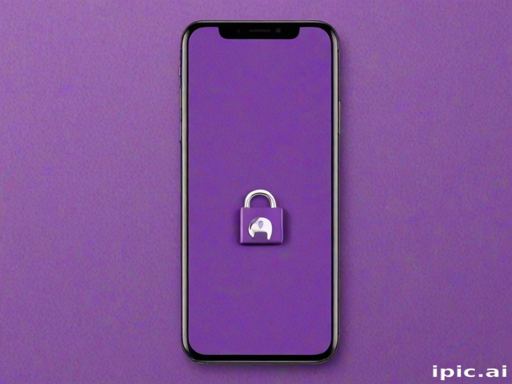 purple lock screen