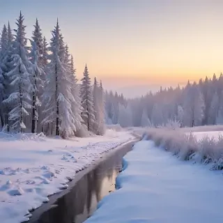 winter zoom background