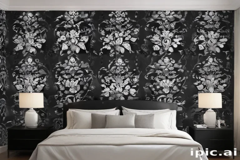 black with white pattern