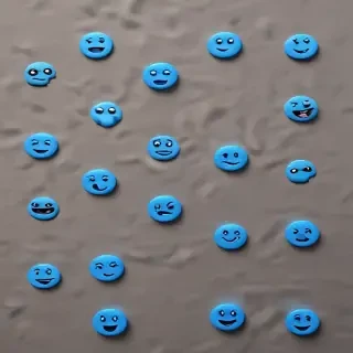 blue emoji