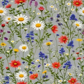 wildflowers transparent background