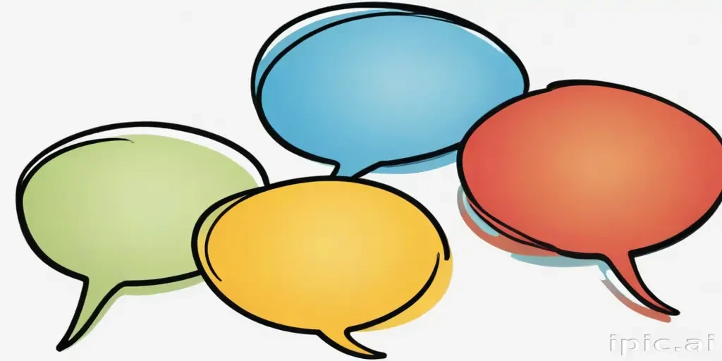speech bubble clip art