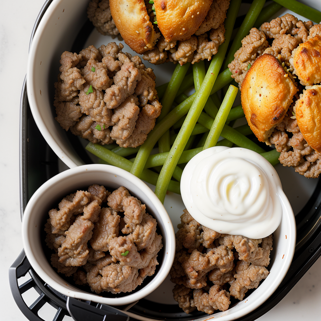 ground beef air fryer recipe
