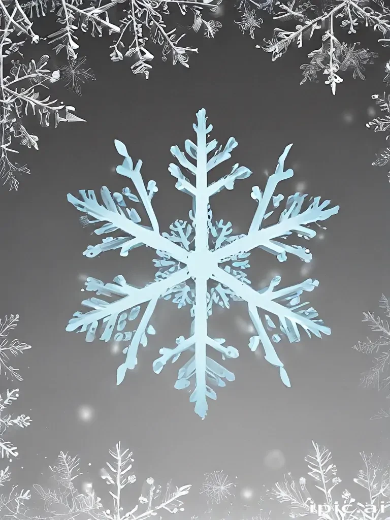 snowflake clipart transparent background