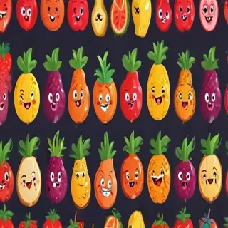 cartoon fruit
