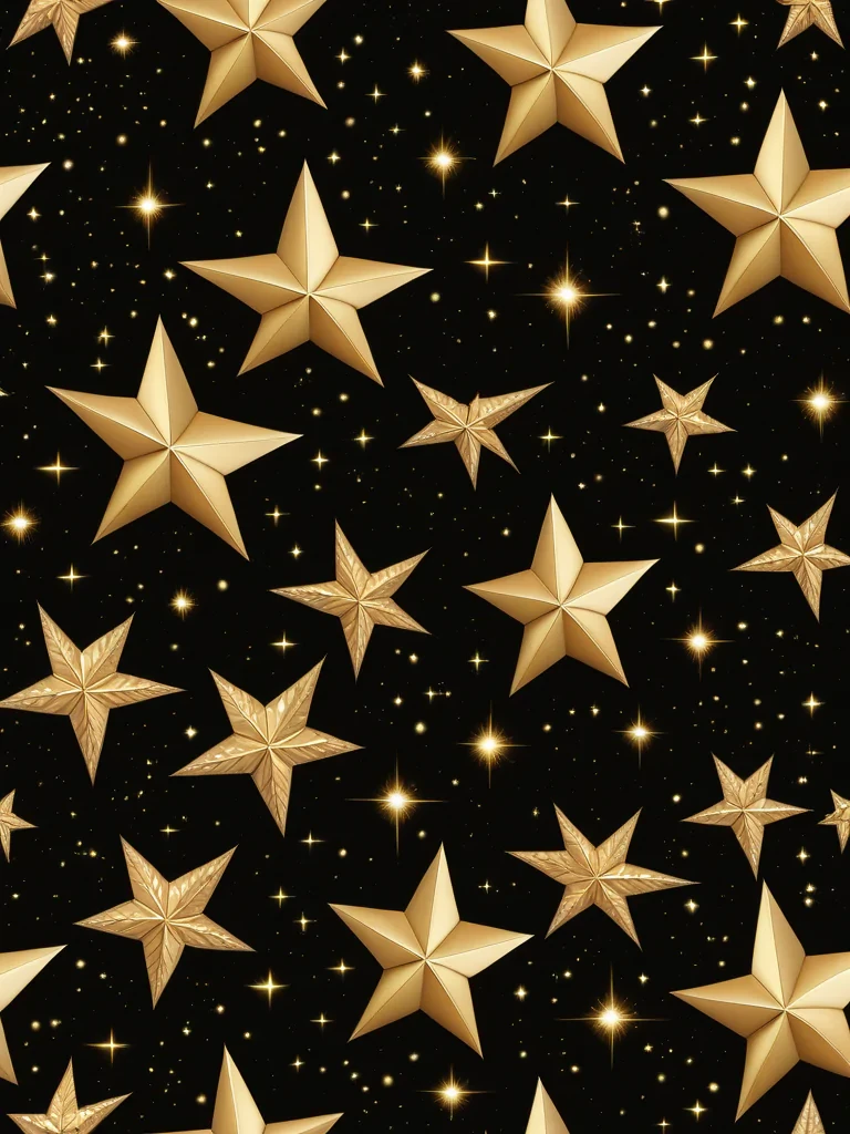 images of golden stars