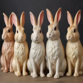 vintage bunnies