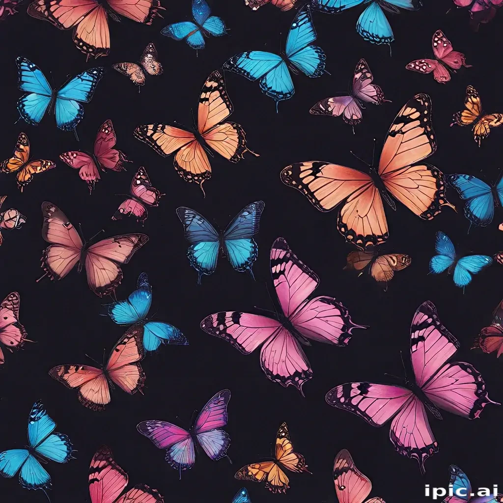 butterfly backgrounds aesthetic