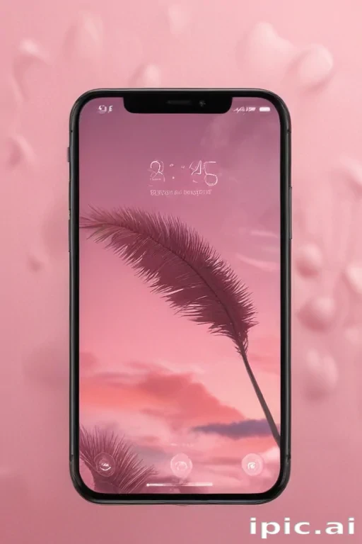 pink home screen wallpaper