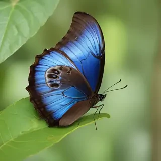 blue morpho butterfly