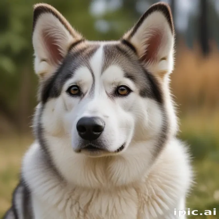 alaskan husky shepherd