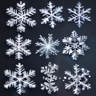 free snowflake clip art