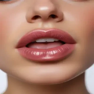 transparent lips
