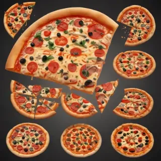 transparent pizza clipart