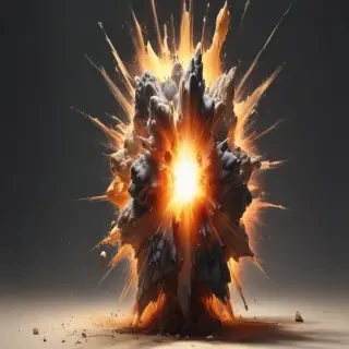 explosion transparent background