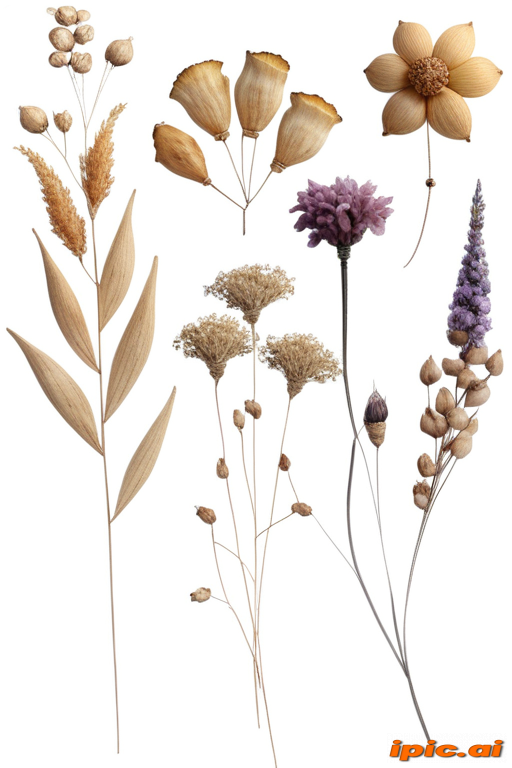 dried flowers png