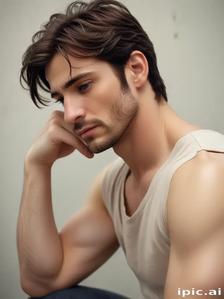 man in sad