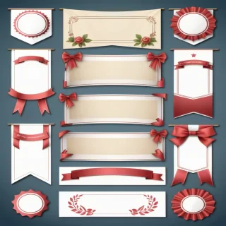 clip art banners and ribbons