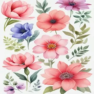 watercolor flower images