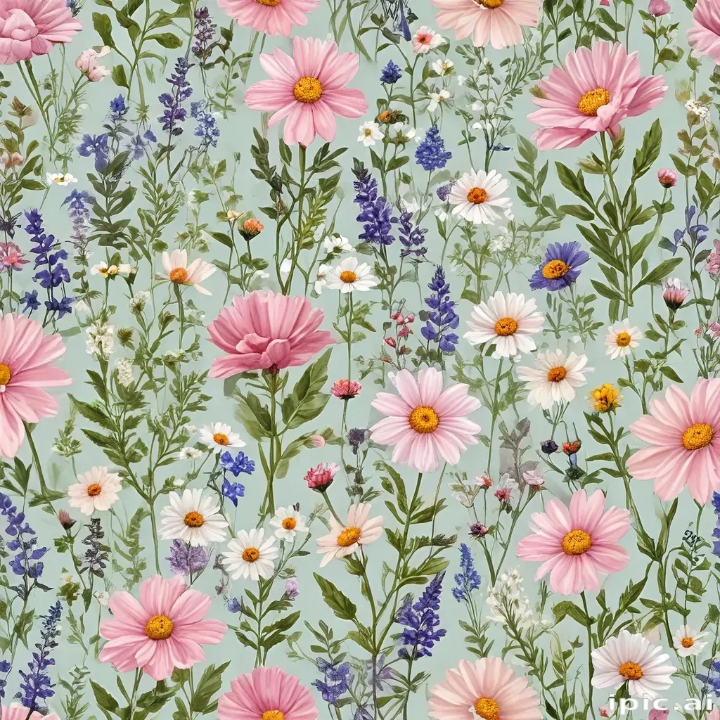 wildflowers transparent background