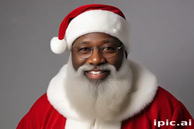 black santa png